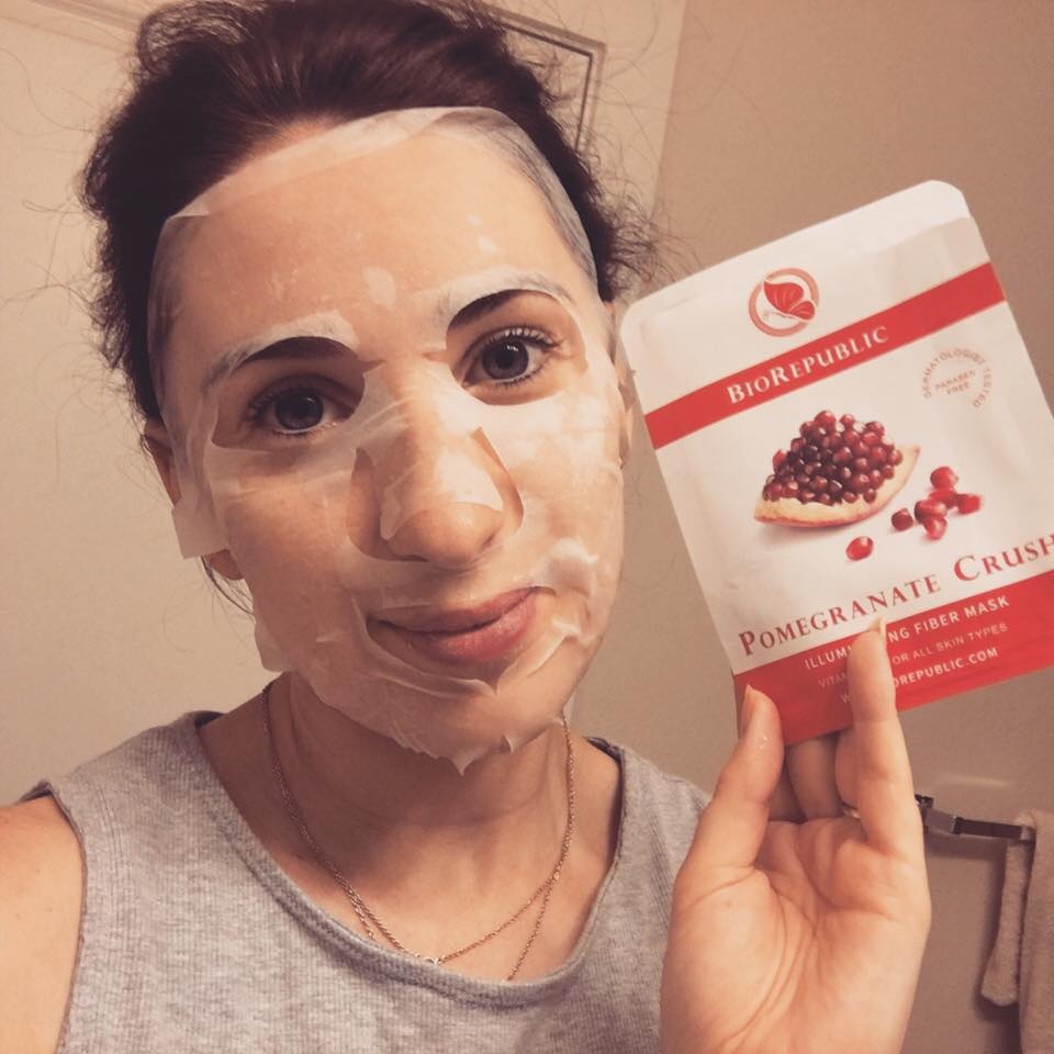Pomegranate fiber facemask&nbsp;Review